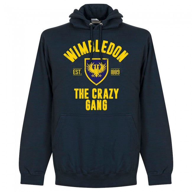 Wimbledon Established Hoodie - Navy - Terrace Gear