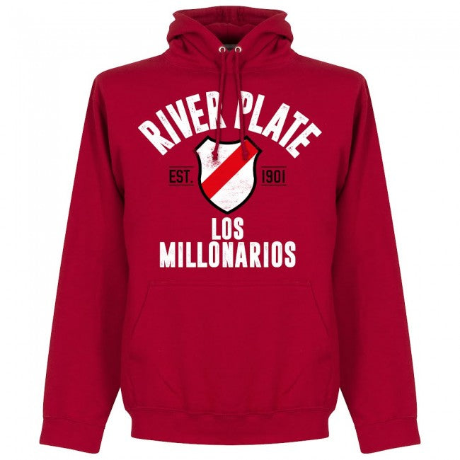 River Plate Established Hoodie - Red - Terrace Gear