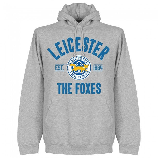 Leicester Established Hoodie - Grey - Terrace Gear