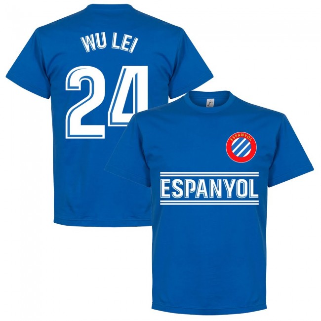 Espanyol Wu Lei 24 Team T-Shirt - Royal