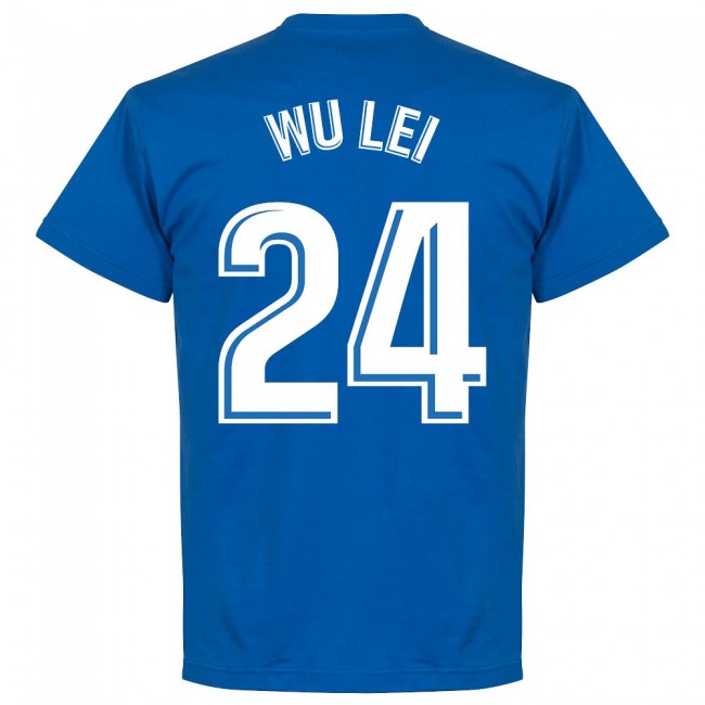 Espanyol Wu Lei 24 Team T-Shirt - Royal