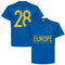 Team Europe 28 T-shirt - Royal