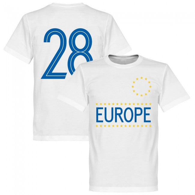 Team Europe 28 T-shirt - White