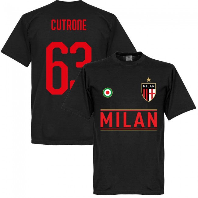 Milan Cutrone 63 Team T-Shirt - Black