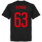 Milan Cutrone 63 Team T-Shirt - Black
