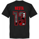 AC Milan Nesta 13 Gallery Team T-Shirt - Black