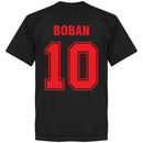 AC Milan Boban 10 Team T-Shirt - Black