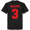 AC Milan Maldini 3 Team T-Shirt - Black