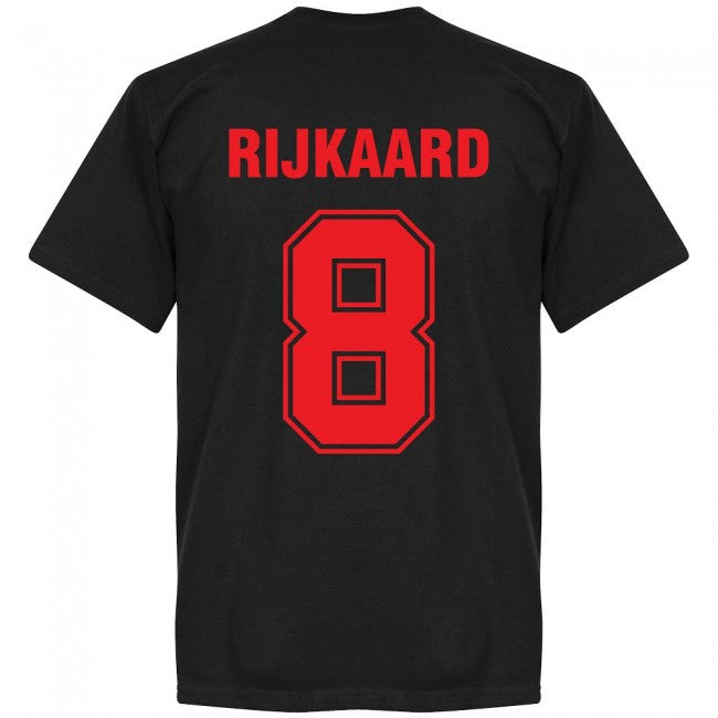 AC Milan Rijkaard 8 Team T-Shirt - Black