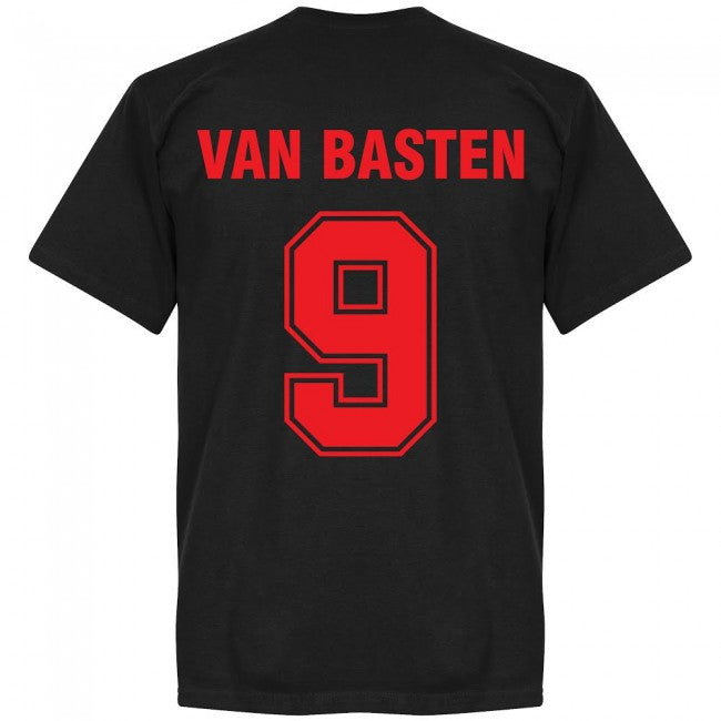 AC Milan Van Basten 9 Team T-Shirt - Black