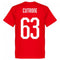 Milan Cutrone 63 Team T-Shirt - Red