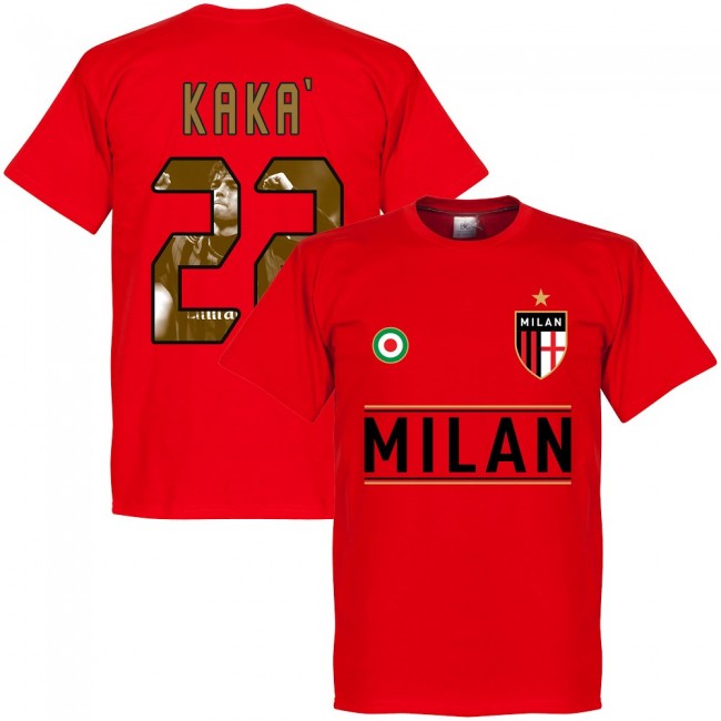 AC Milan Kaka 22 Gallery Team KIDS T-Shirt - Red