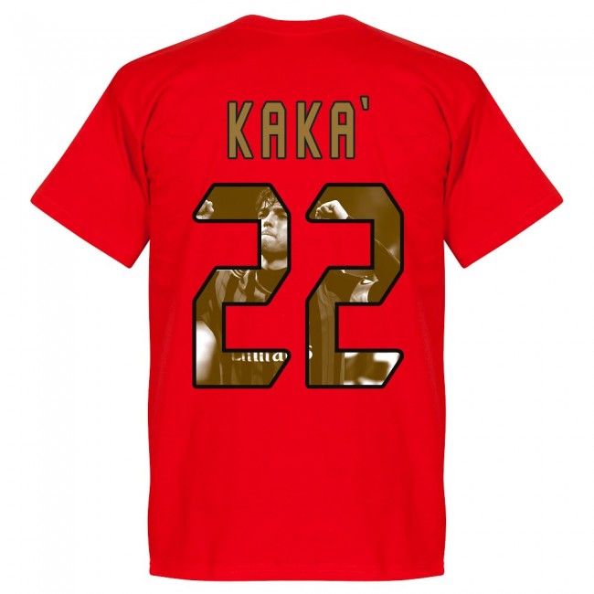 AC Milan Kaka 22 Gallery Team T-Shirt - Red