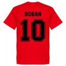 AC Milan Boban 10 Team T-Shirt - Red