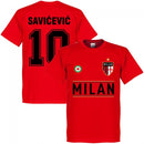 AC Milan Savicevic 10 Team T-Shirt - Red