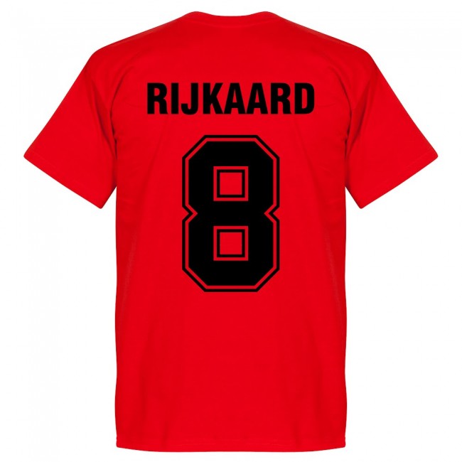AC Milan Rijkaard 8 Team T-Shirt - Red