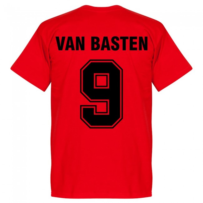 AC Milan Van Basten 9 Team T-Shirt - Red