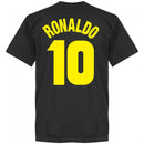 Inter Ronaldo 10 Team T-Shirt - Black