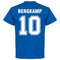 Inter Bergkamp 10 Team T-Shirt - Royal