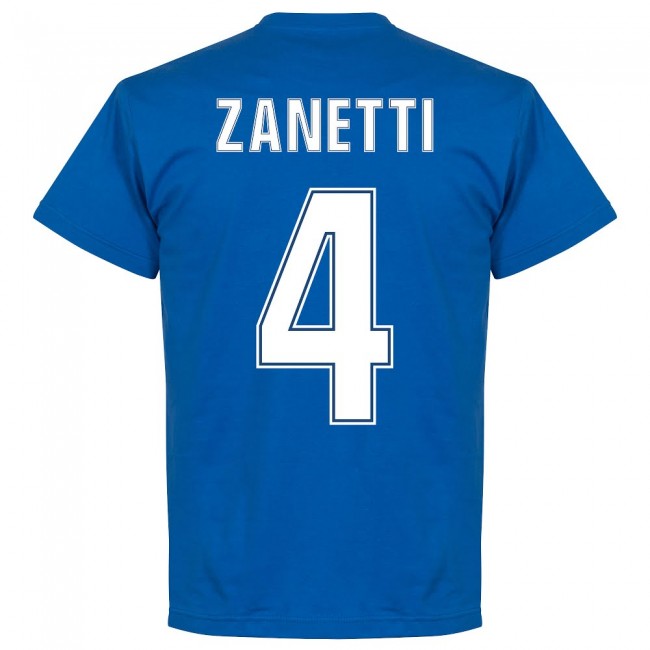 Inter Zanetti 4 Team T-Shirt - Royal