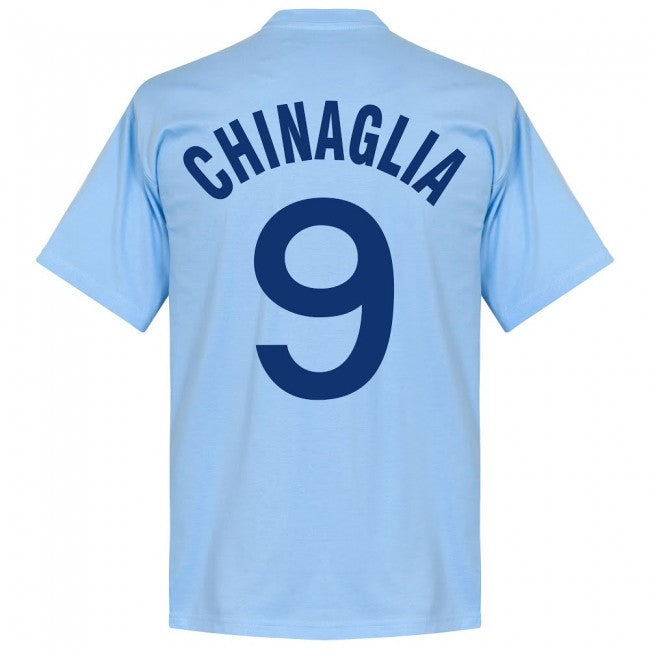 Lazio Chinaglia 9 Team T-Shirt - Sky