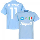 Napoli H. Lozano 11 Team T-Shirt - Sky