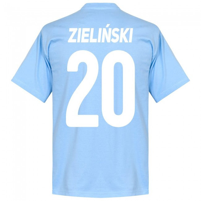 Napoli Zielinski 20 Team T-Shirt - Sky