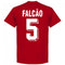 Roma Vintage Falcao 5 Team T-Shirt - Tango Red