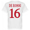 Roma Vintage De Rossi 16 Team T-Shirt - White