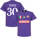 Fiorentina Toni 30 Team T-Shirt - Purple