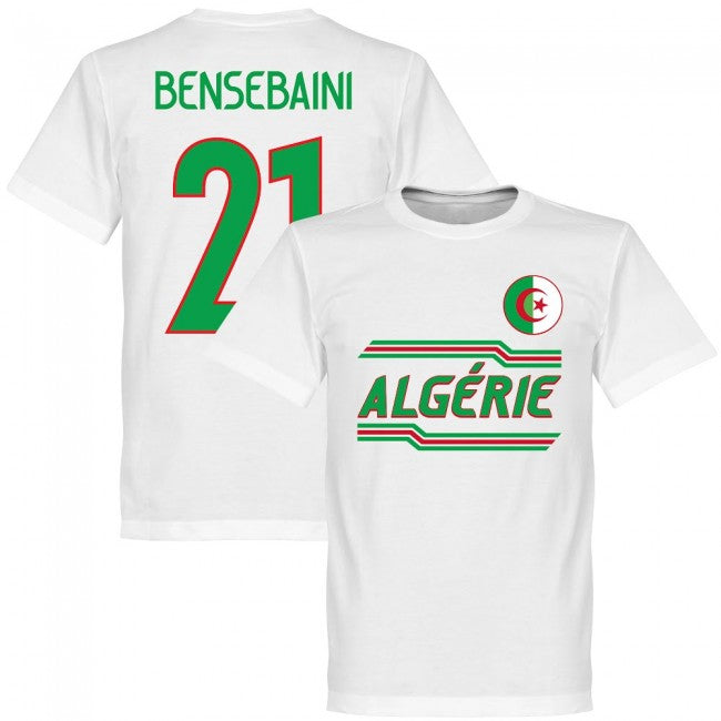 Algeria Bensebaini 21 Team T-shirt - White
