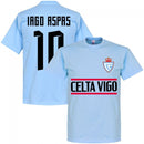 Celta Vigo Iago Aspas 10 Team T-Shirt - Sky