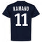 Bordeaux Kamano 11 Team T-Shirt - Navy