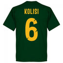 South Africa Rugby Team Kolisi 6 T-shirt - Bottle Green