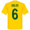 South Africa Rugby Team Kolisi 6 T-shirt - Yellow