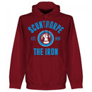 Scunthorpe Established Hoodie - Maroon - Terrace Gear