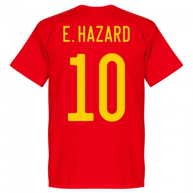 Belgium Hazard 10 2020 Team T-Shirt - Red
