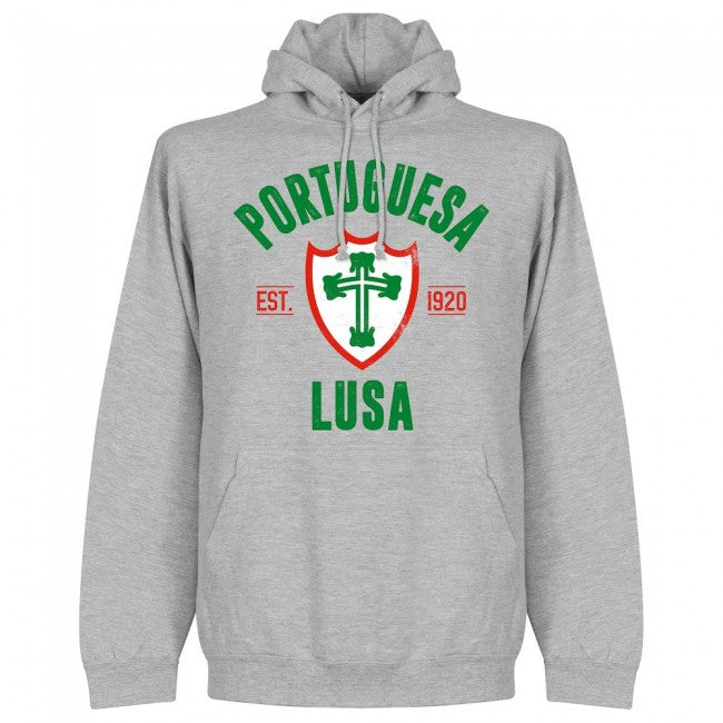 Portuguesa Established Hoodie - Grey - Terrace Gear