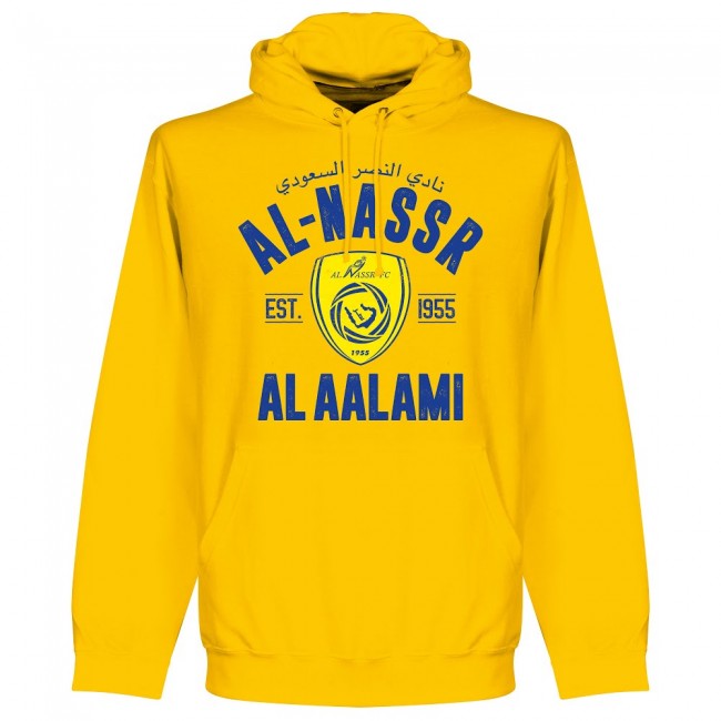 Al-Nassr Established Hoodie - Yellow - Terrace Gear
