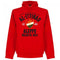 Al-Ittihad Established Hoodie - Red - Terrace Gear