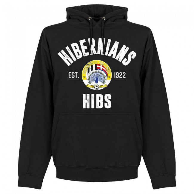 Hibernians Established Hoodie - Black - Terrace Gear