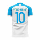 Marseille 2020-2021 Home Concept Football Kit (Libero) (Your Name)
