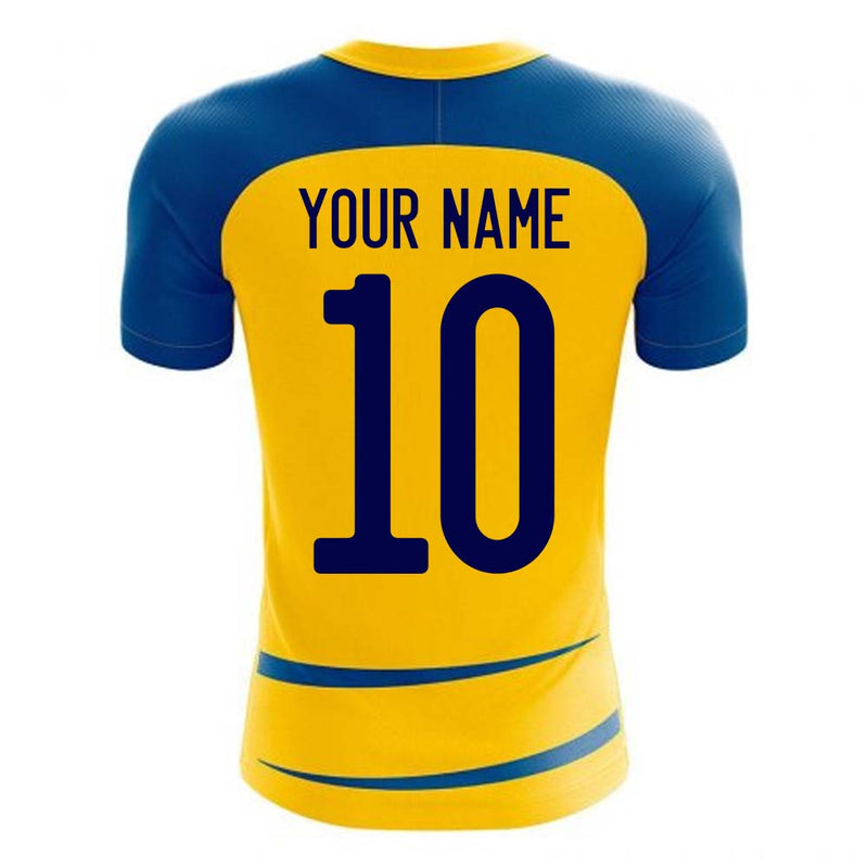 Sweden 2020-2021 Home Concept Football Kit (Airo) (Your Name)