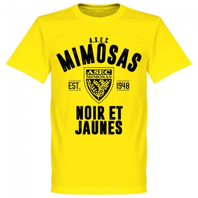 ASEC Mimosas Established T-shirt - Yellow - Terrace Gear