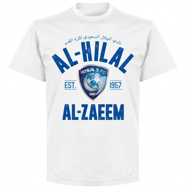 Al-Hilal Established T-Shirt - White - Terrace Gear