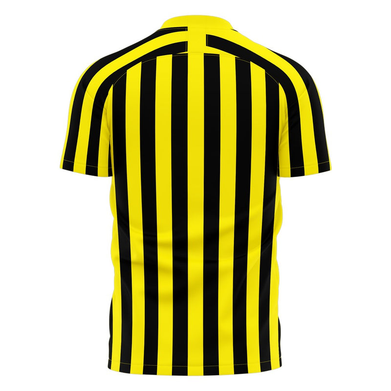 Al-Ittihad 2023-2024 Stripe Home Concept Football Kit (Libero) (Jota 11)