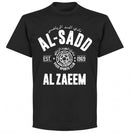 Al-Sadd Established T-Shirt - Black - Terrace Gear