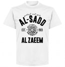 Al-Sadd Established T-Shirt - White - Terrace Gear
