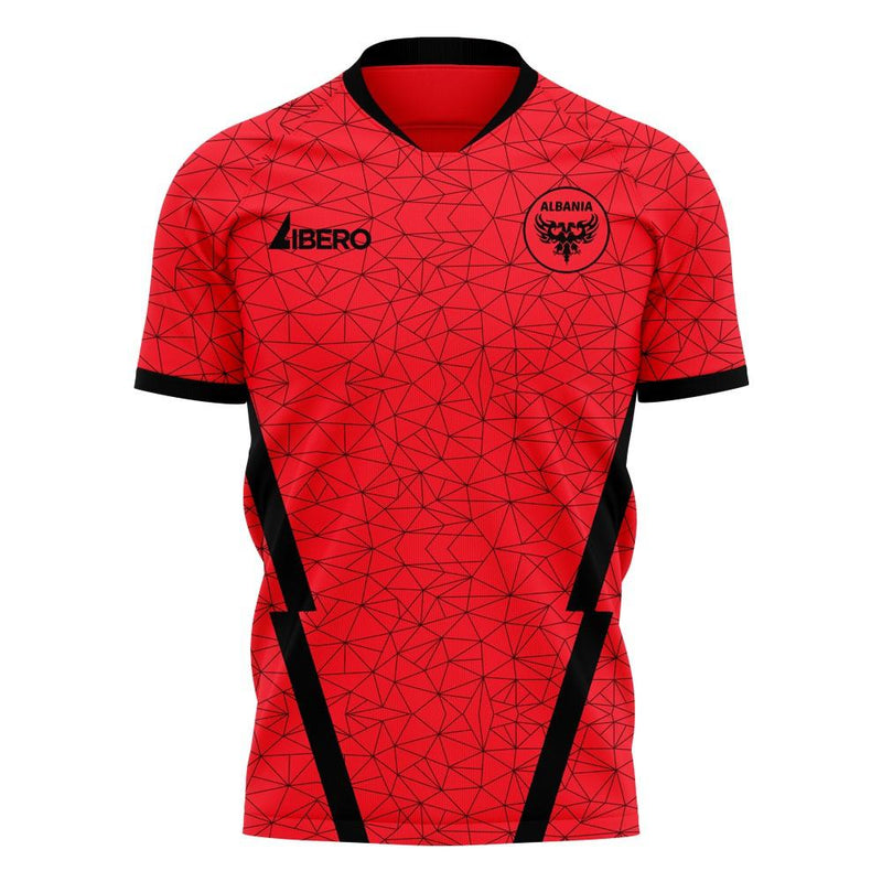 Albania 2020-2021 Home Concept Football Kit (Libero) - Little Boys