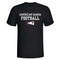 American Samoa Football T-Shirt - Black